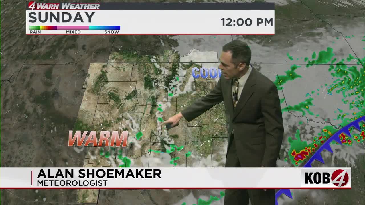 Isolated showers, gusty winds expected in parts of New Mexico