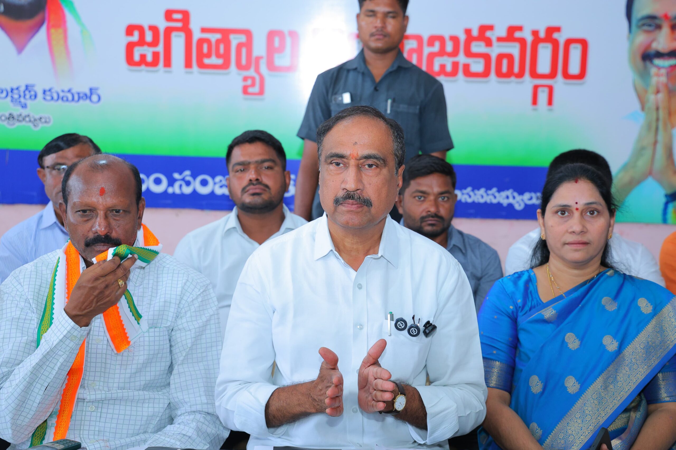 Jagtial MLA Calls MP Arvind’s Dharma Deeksha A Political Drama To Mislead People