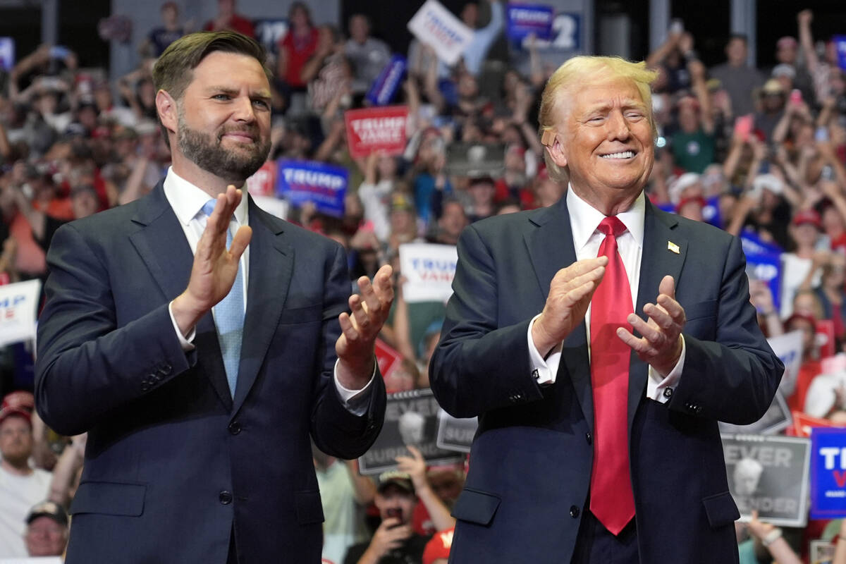 President Donald Trump and Vice President JD Vance. (AP Photo/Evan Vucci)