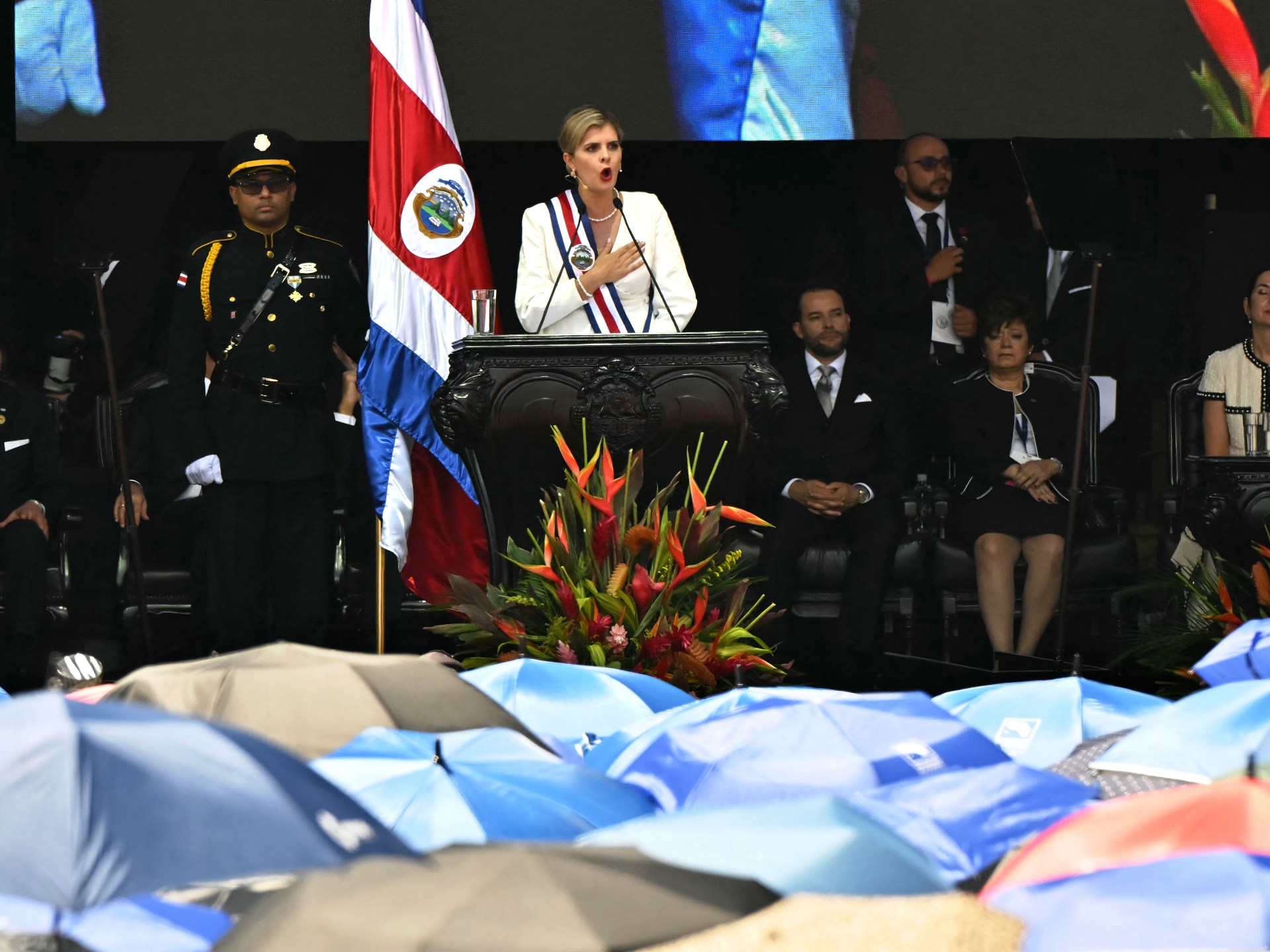 Laura Fernandez sworn in as Costa Rica’s new president | Elections News