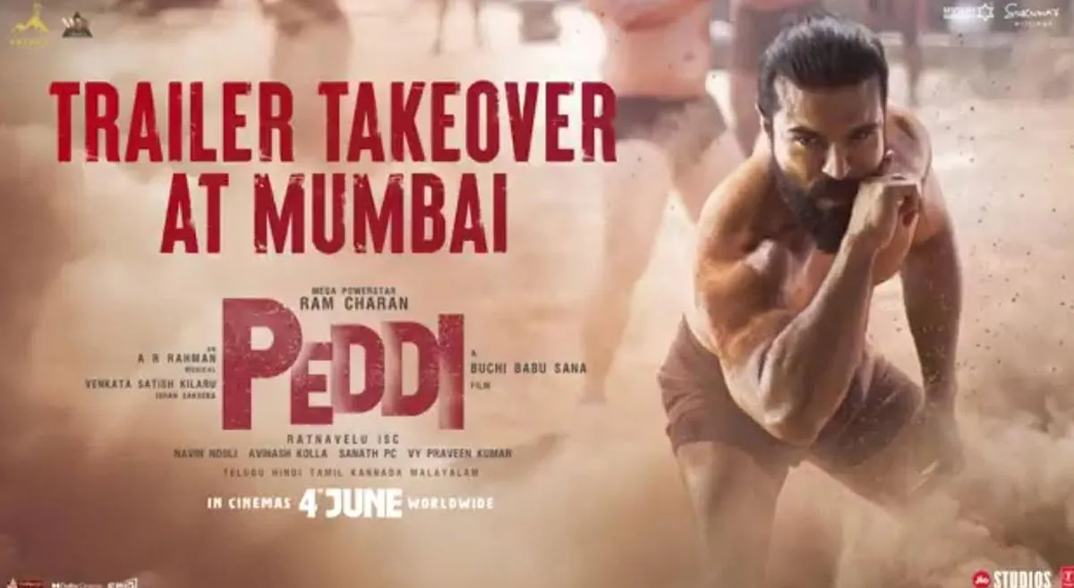 Makers drop new wrestling still of Ram Charan