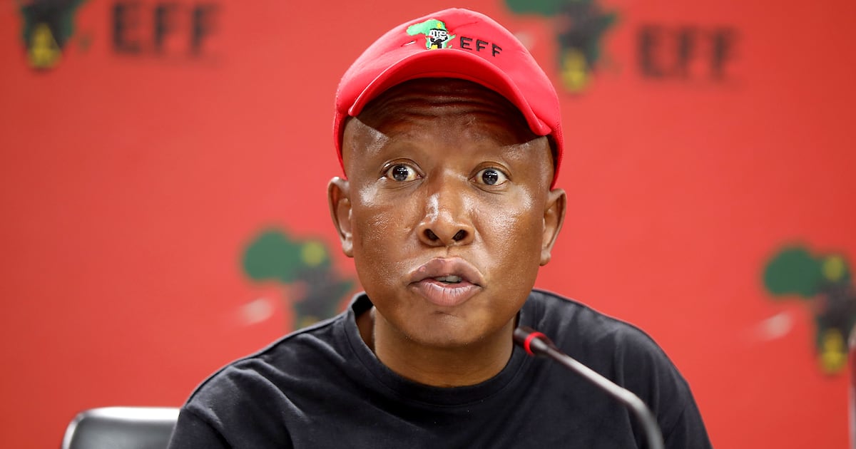 Malema accuses March and March protesters of fighting the wrong fight