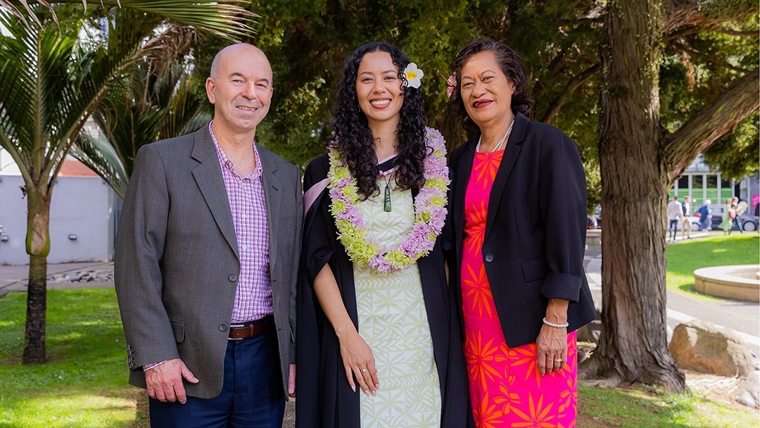 Masters graduate celebrates homecoming journey to Pacific Studies
