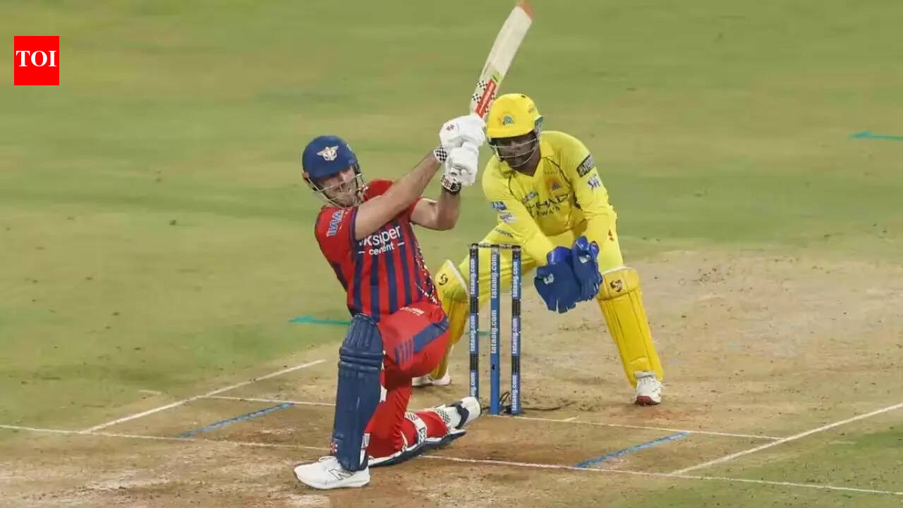 Mitchell Marsh lights up Lucknow, dents CSK's IPL playoff push in LSG's seven-wicket victory