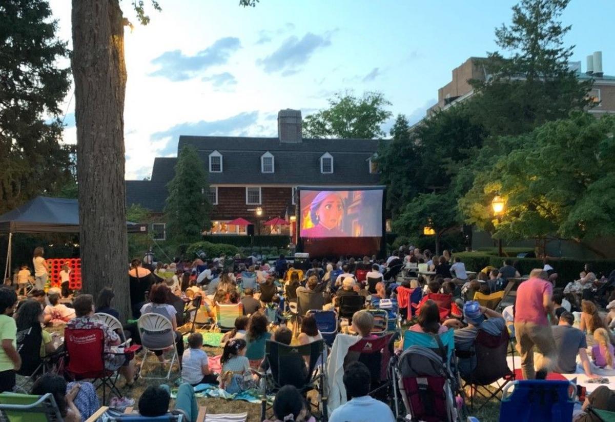 Movie Nights on the Green in Palmer Square in Princeton, NJ