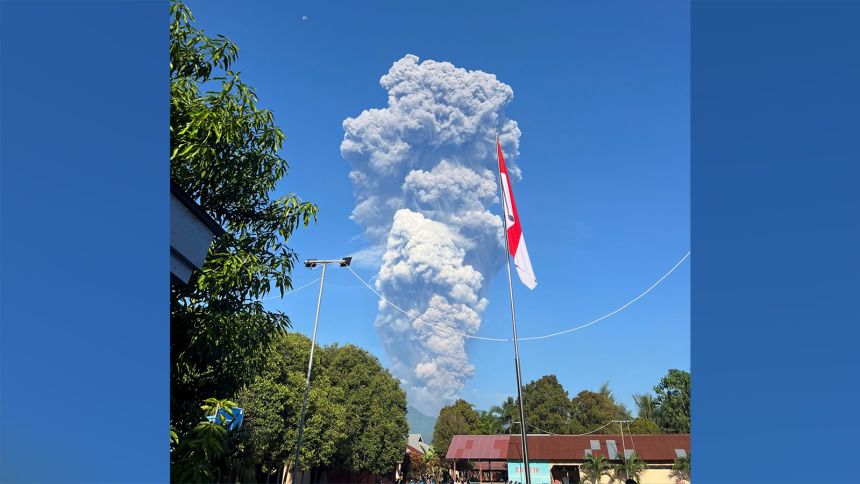 Multiple hikers killed, others rescued after volcano erupts in Indonesia