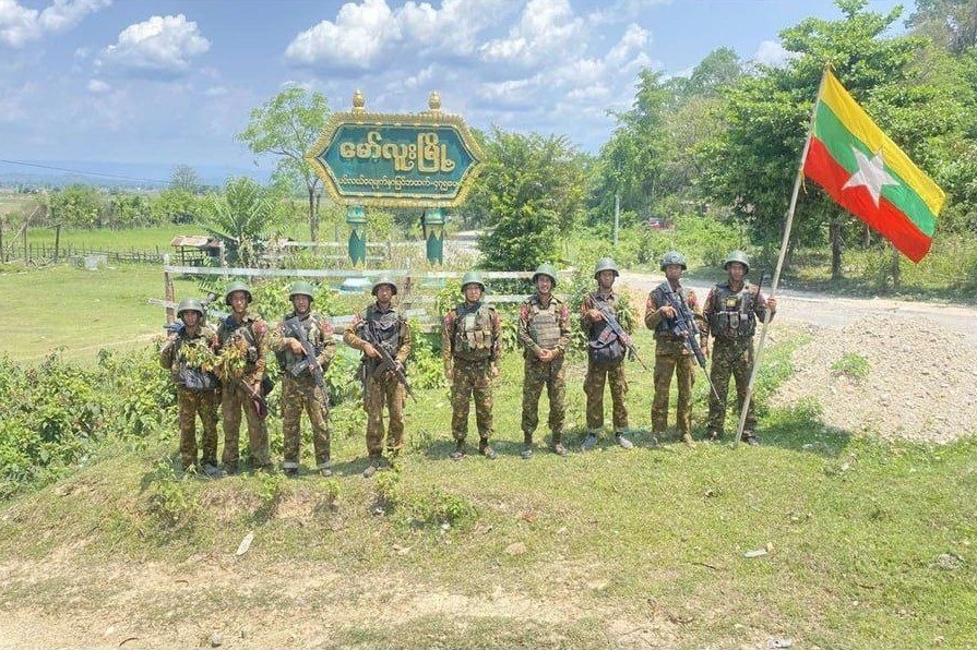 Myanmar military retakes strategic town of Mawlu amid resistance setbacks