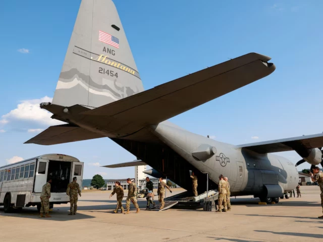 servicemen attend the annual multinational crisis response training saber guardian 23 hospex with a medical focus at the us air force base in ramstein germany june 6 2023 photo reuters