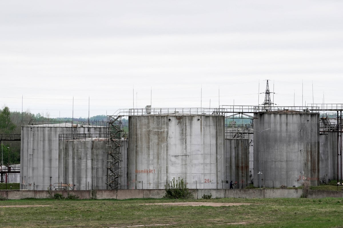Nato fighter jets scrambled as drones from Russia crashed into Latvia oil storage facility