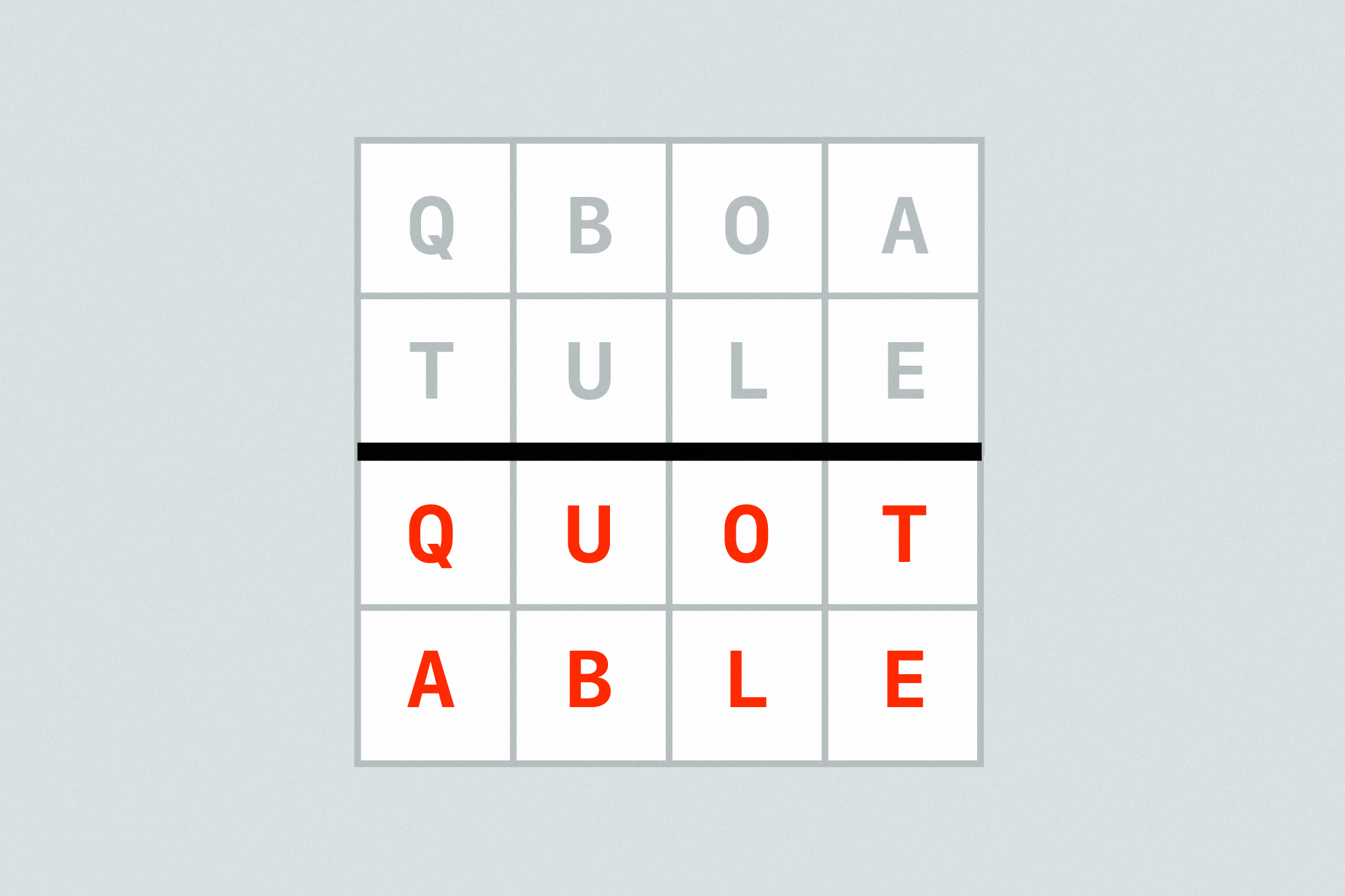 New Game! Quotable Is Just That. Can You Decipher This Well-Known Phrase?