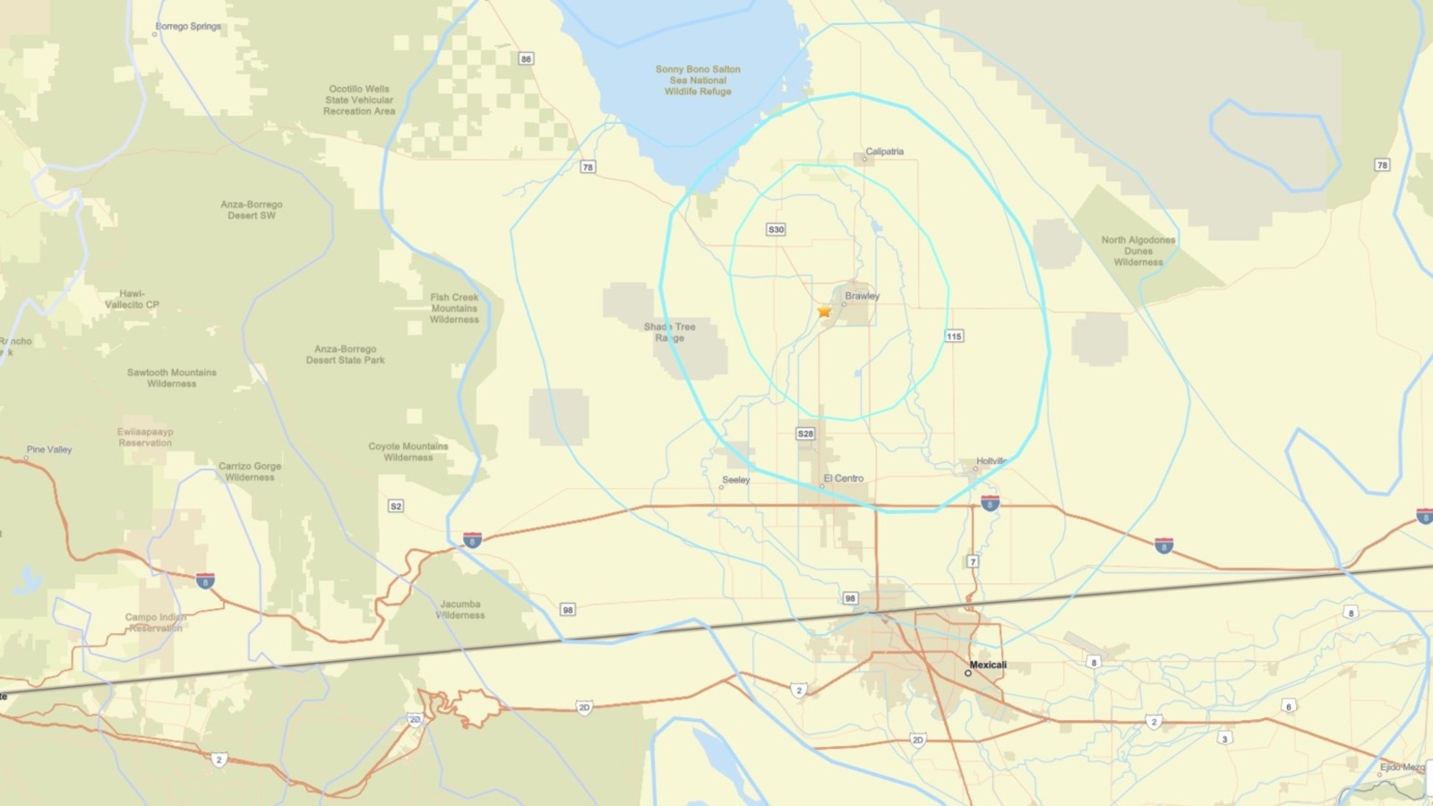 Over 150 quakes, including 4.5 magnitude, rattle Brawley in Imperial County during reported earthquake swarm