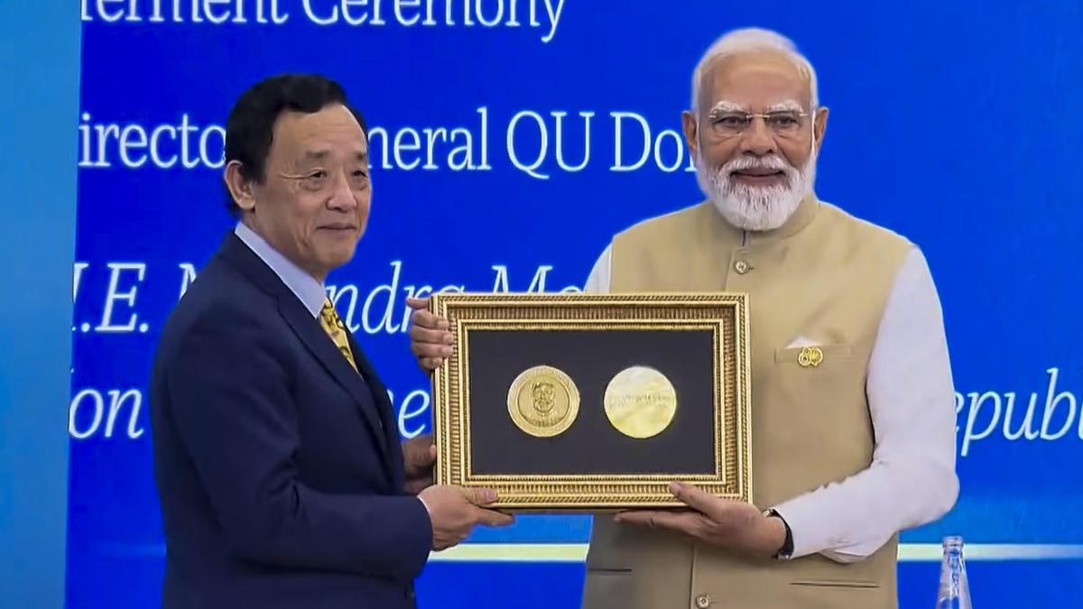 PM Modi receives ‘Agricola Medal’, Food and Agriculture Organisation’s highest honour in Italy | LIVE