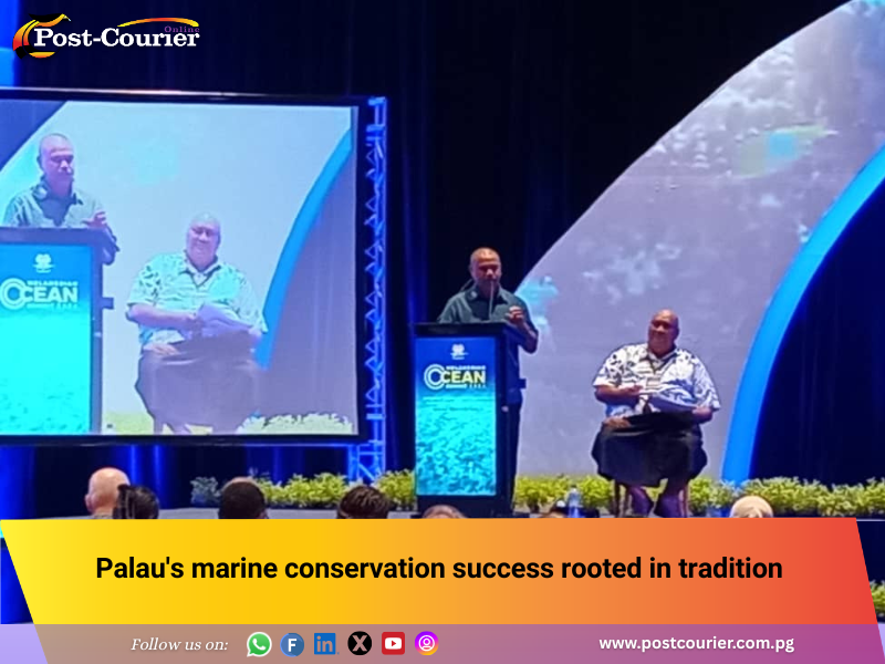 Palau's marine conservation success rooted in tradition