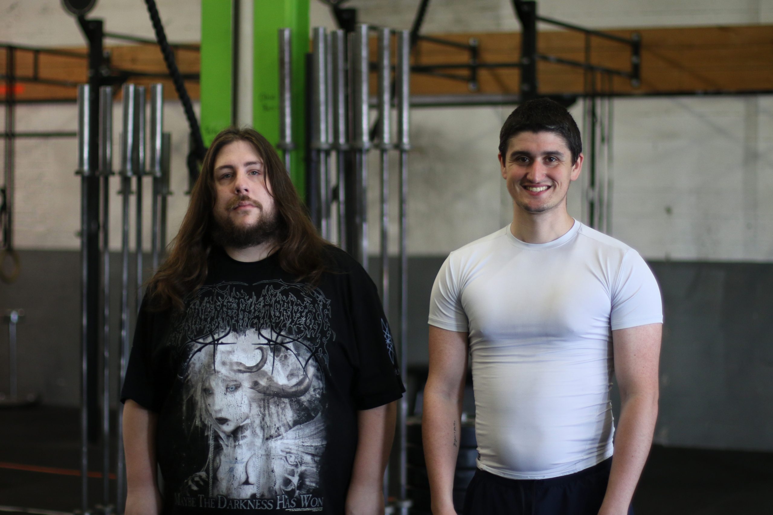 Powerlifters Clough and Constas train for USA Games