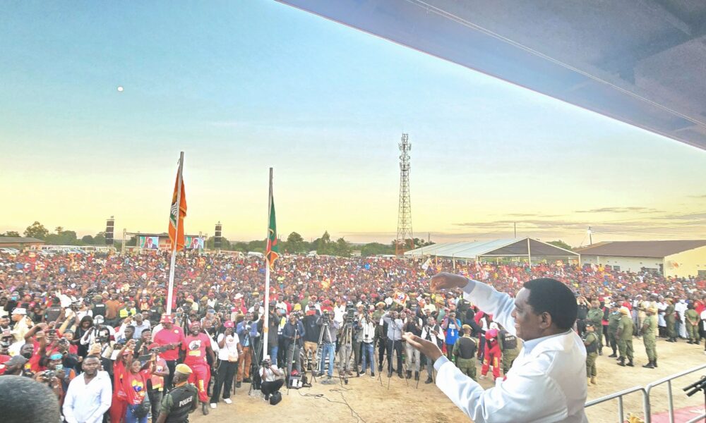 President Hakainde Hichilema calls for high voter turnout.