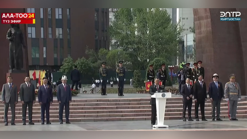 President Japarov congratulates Kyrgyzstanis on Victory Day