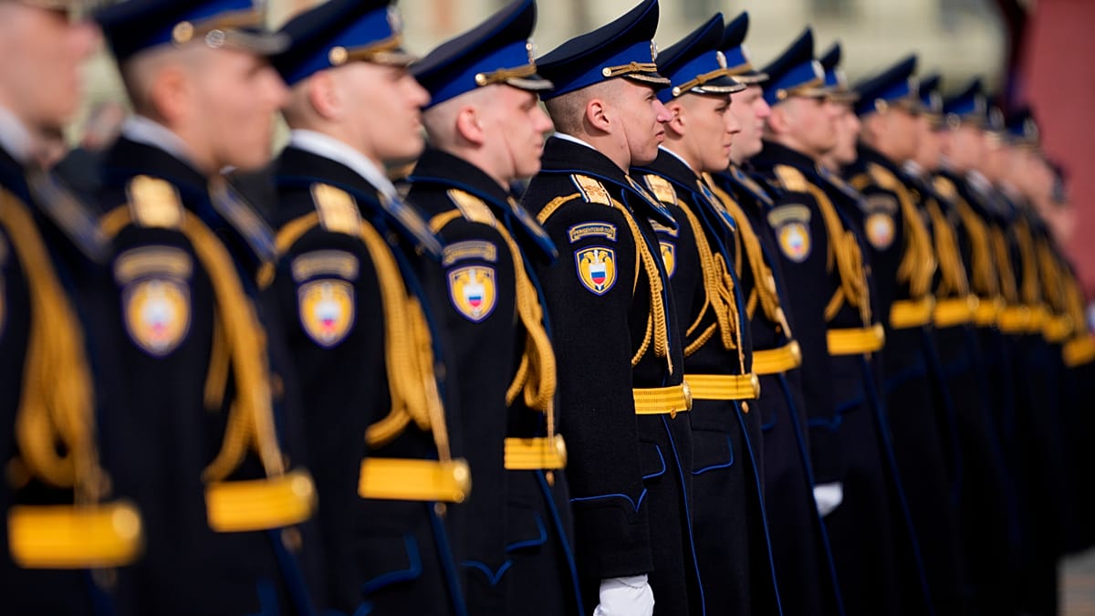 Russia fights an 'aggressive' NATO-backed force, Putin says at scaled-back short Victory Day parade
