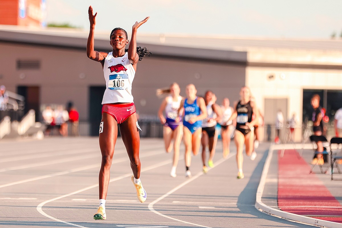 Sanu Jallow-Lockhart sets program record, Arkansas women's track qualifies 9 for NCAA Outdoor Championships | The Arkansas Democrat-Gazette