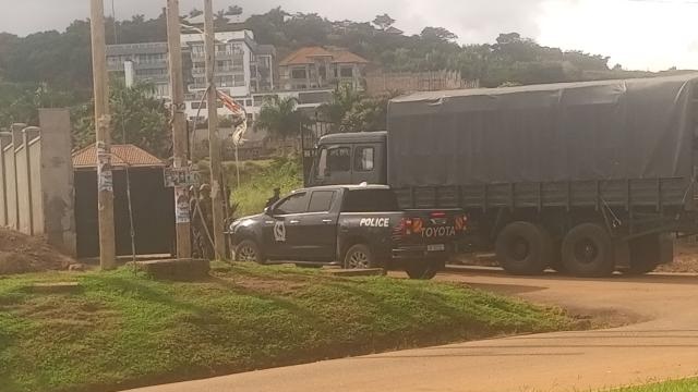 Security conduct another search at Among's Mutungo-Kigo property