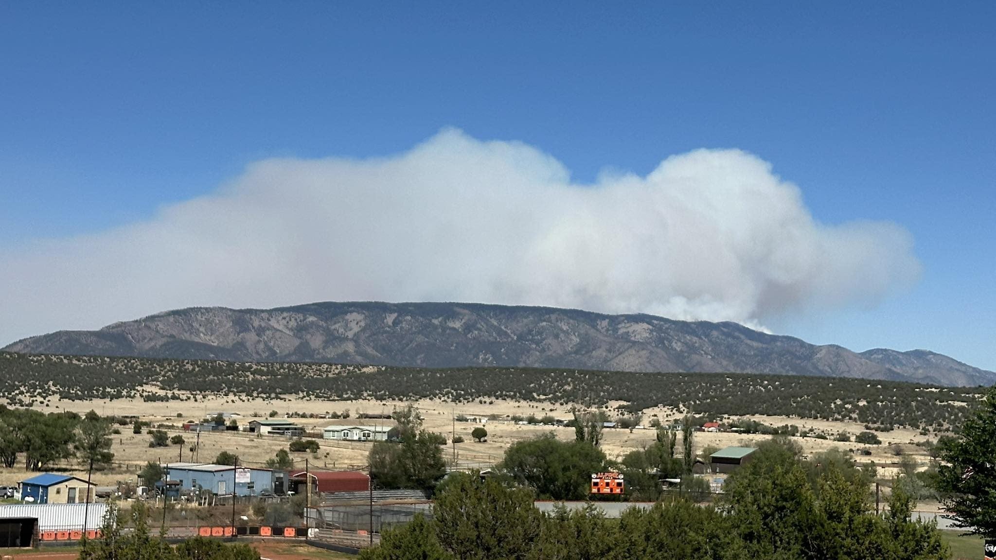 Seven Cabins Fire more than doubles in size northeast of Ruidoso