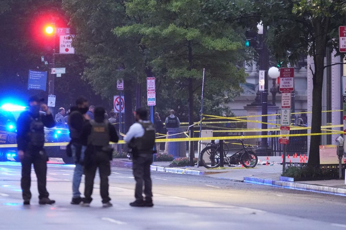 Shooting near the White House leaves two critically injured