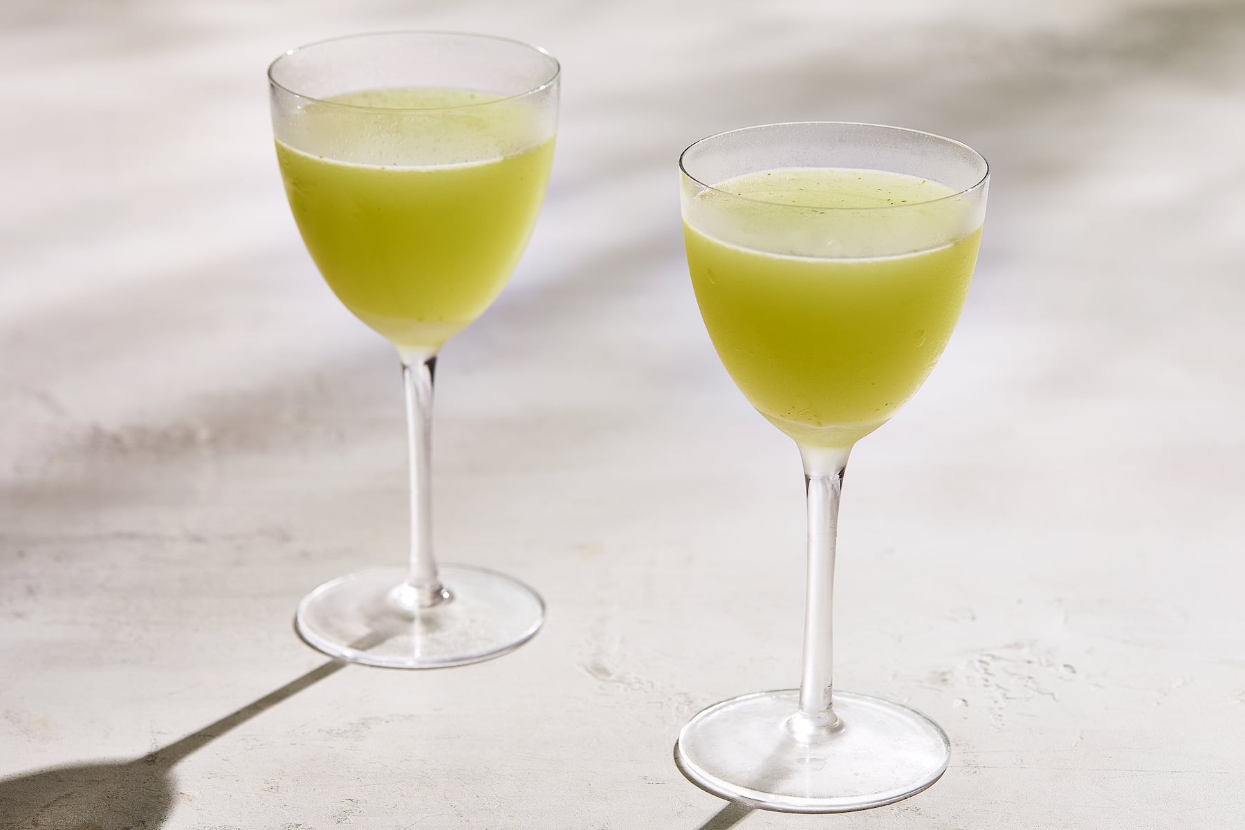 Snap pea gimlet