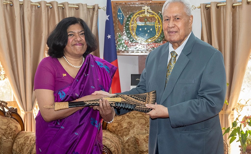 Sri Lanka’s High Commissioner presents credentials to Samoa Head of State