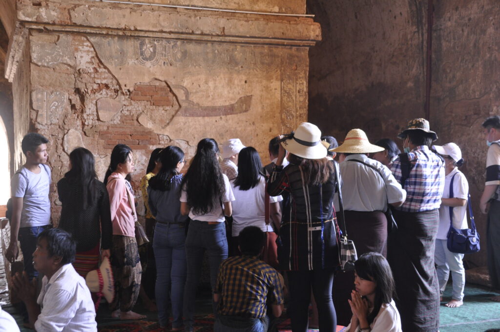 Students Research Bagan Murals to Safeguard Cultural Heritage