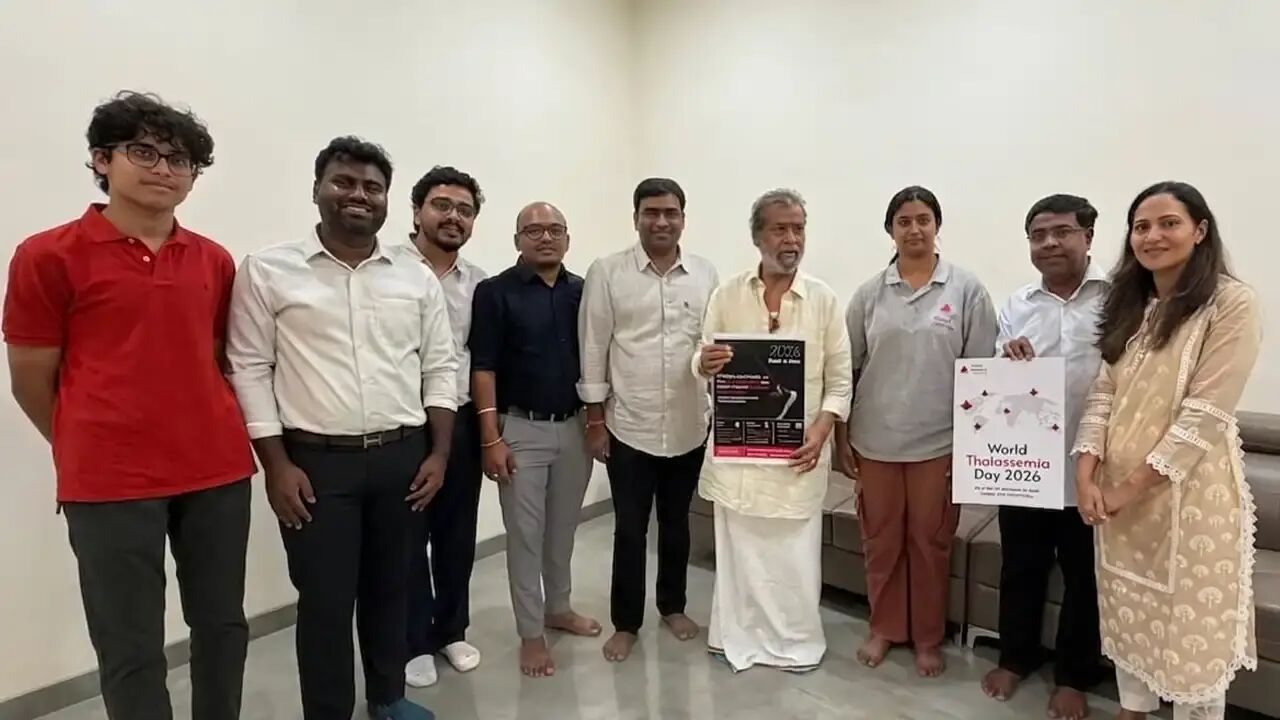 Telangana Health Minister Felicitates The Blood Warriors and Young Volunteer Samarth Lamba on World Thalassaemia Day