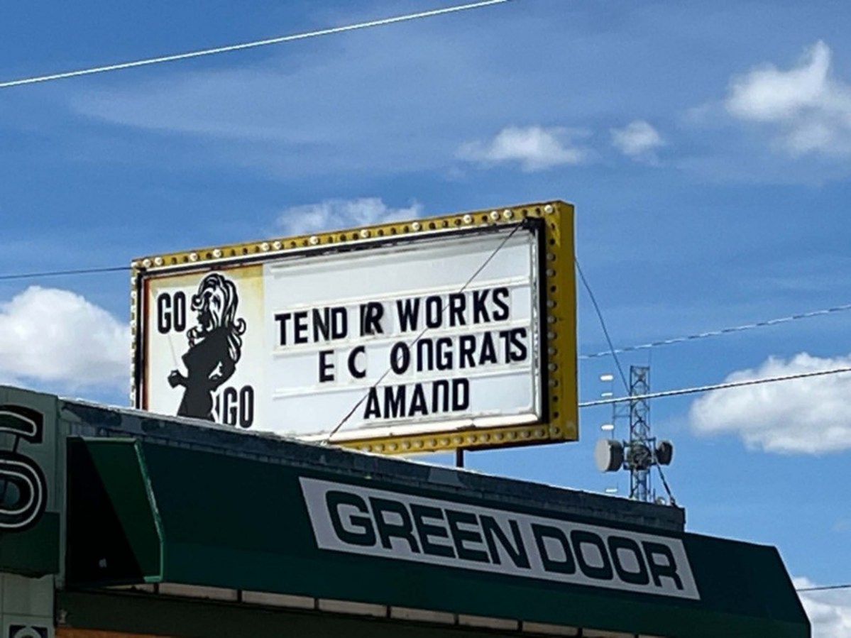 The Last Go Go Dancer Sign In Wyoming, Maybe America