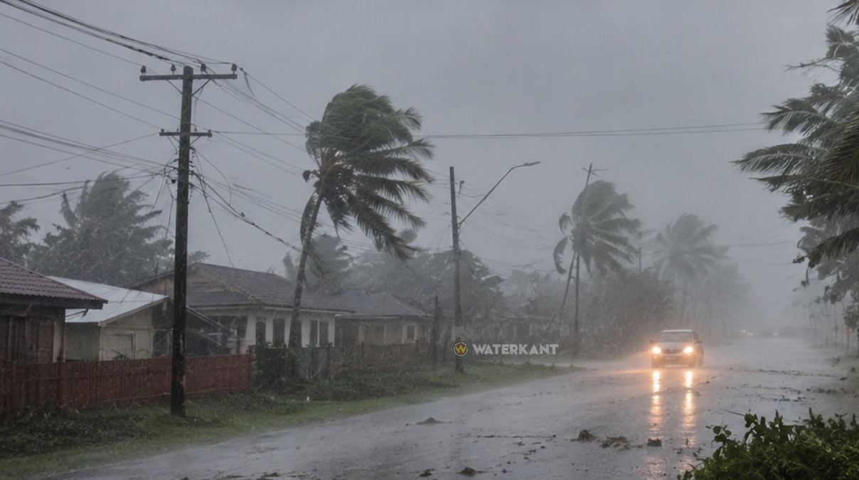 Tropische golf op weg naar Suriname: MDS waarschuwt voor zware regen, onweer en windstoten