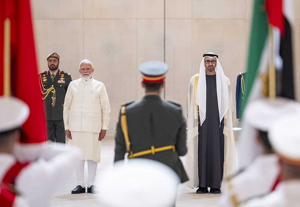 UAE President, Indian PM discuss expanding strategic partnership
