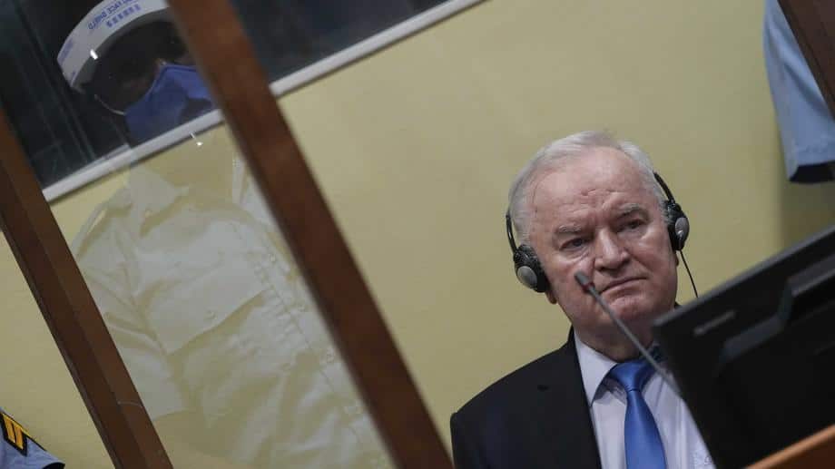 UN Court Rejects Release Request for ‘Deteriorating’ Ratko Mladic