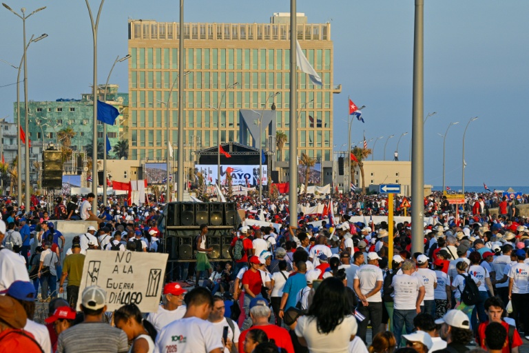 US sanctions are 'collective punishment,' says Cuba during May 1 marches