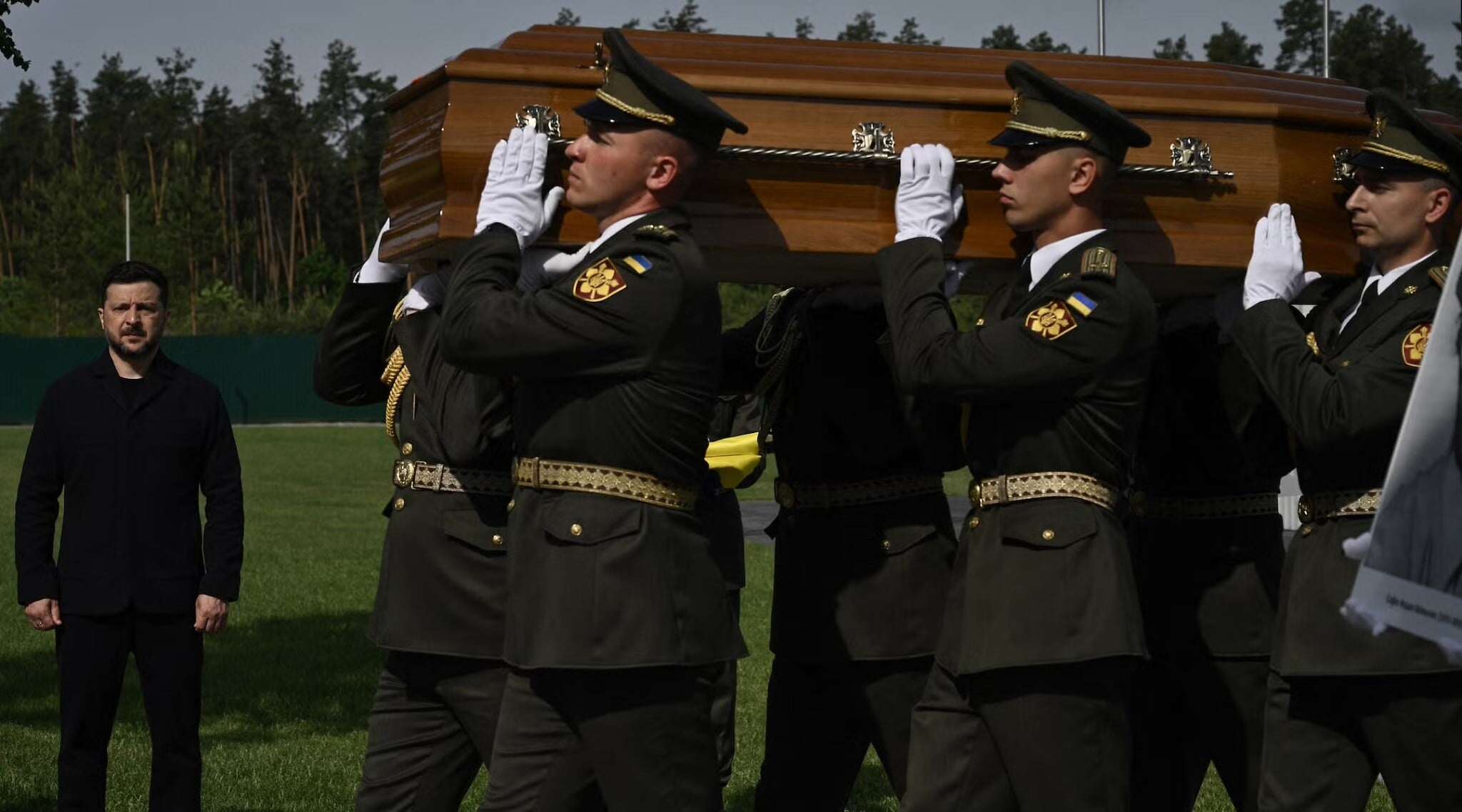 Ukraine reburies Nazi collaborator with state honors, drawing Israeli condemnation