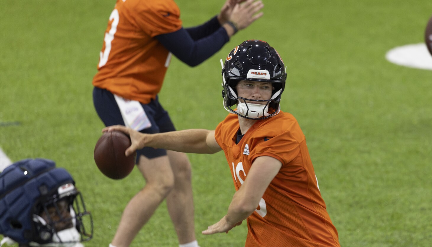 Undrafted QB Miller Moss unlikely to make Bears' roster this season, but there's value in developing him