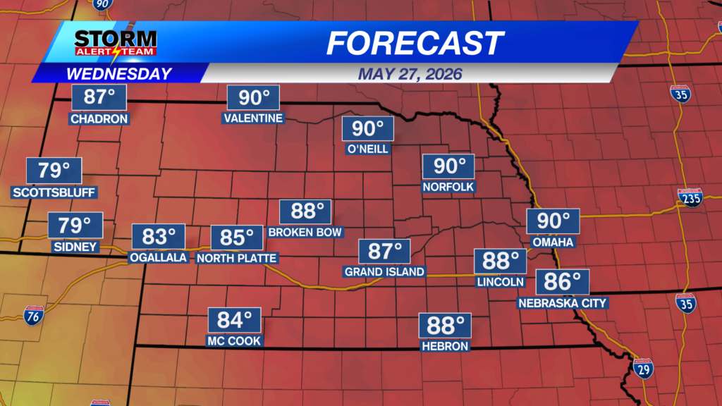 State Forecast Highs Tomorrow