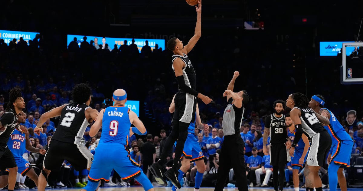 Wembanyama has 41 points, 24 rebounds and Spurs top Thunder 122-115 in 2OT to open West finals