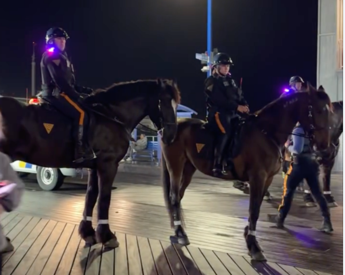 Wildwood mounted police Memorial Day boardwalk 2026 curfew