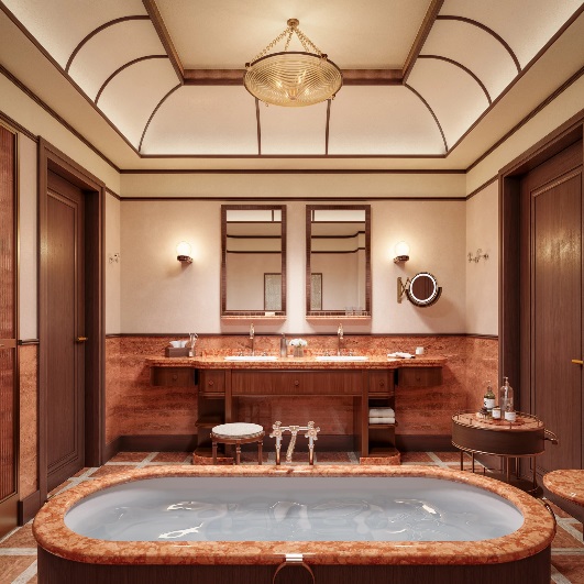 La-Minerva-Hotel-bathroom. the Orient Express La Minerva is named among the 16 most beautiful hotels in the world