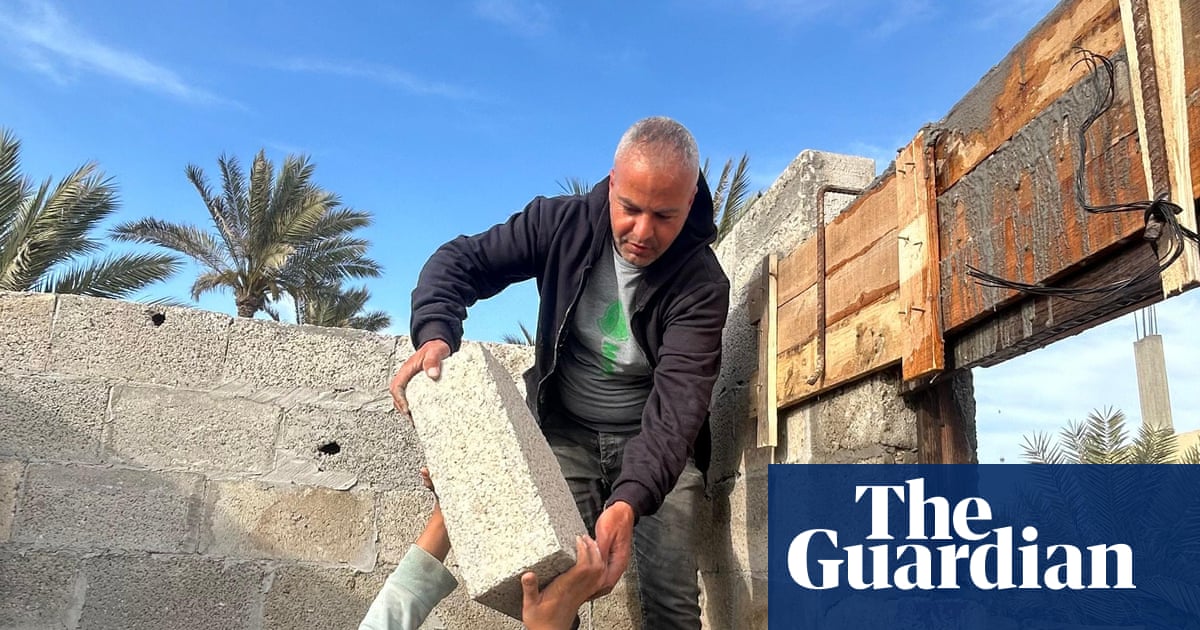 ‘It fails under testing, but it’s what we have’: ban forces Palestinians to make their own cement from rubble | Global development
