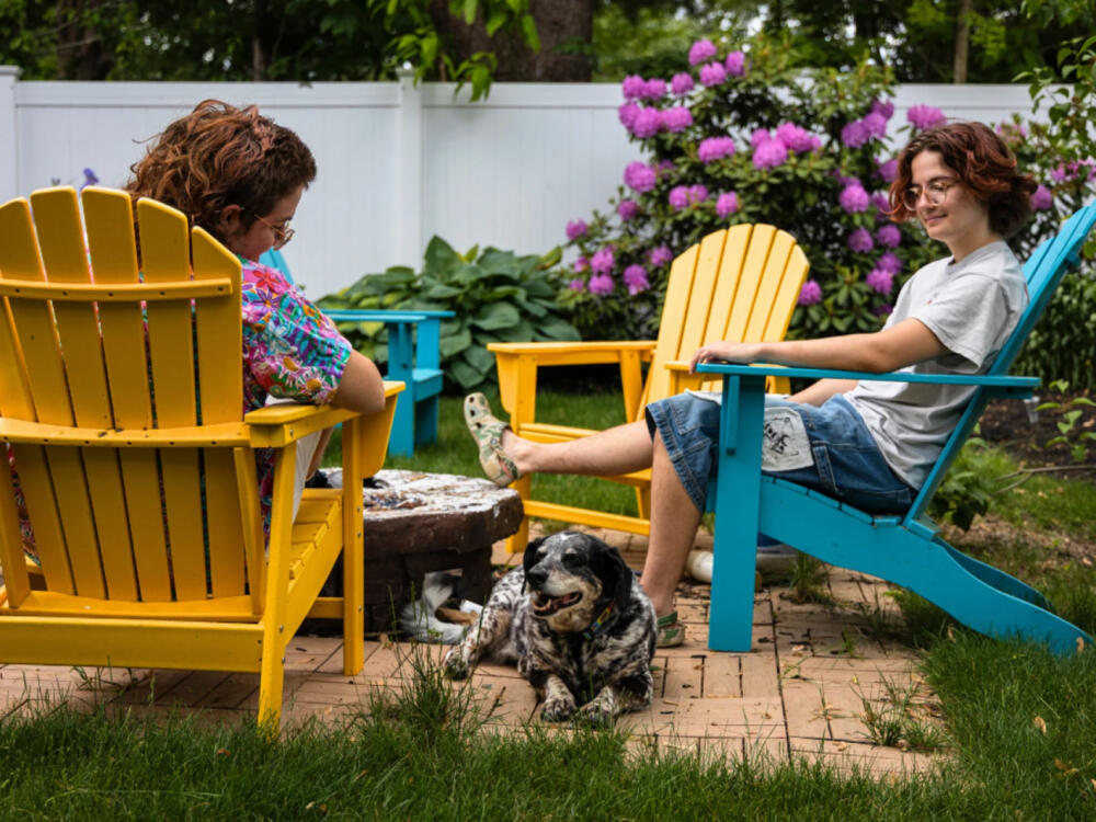 Ace and Pluto Mosier are transgender men who received gender-affirming care at Rhode Island Hospital. (Joshua Wheeler/Ocean State Media)