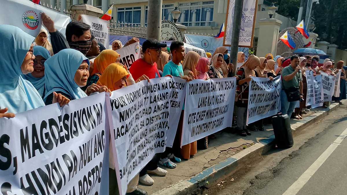 Act on Bangsamoro parliamentary poll cases