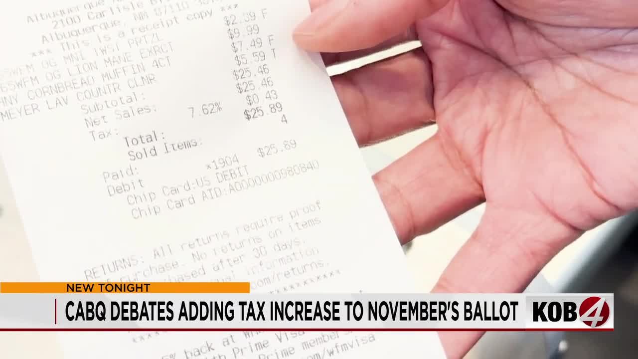 Albuquerque City Council rejects raising gross receipts tax
