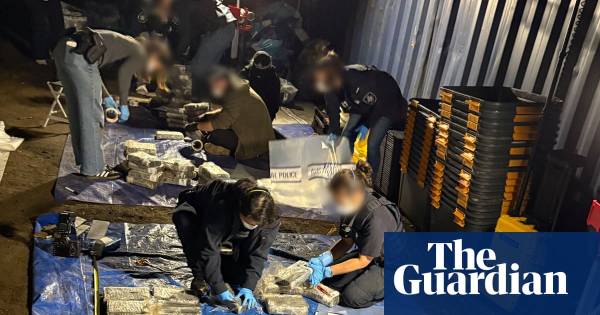 Almost three tonnes of cocaine found buried under Sydney property in Australia’s biggest ever seizure, police say | Sydney
