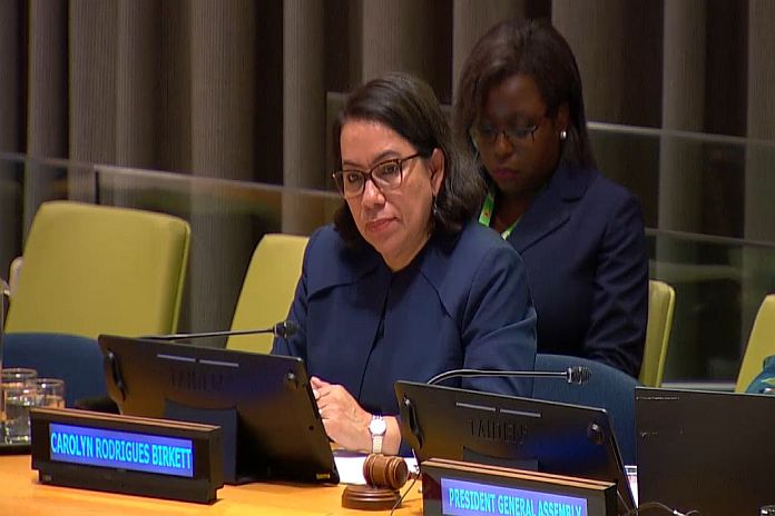 Ambassador Rodrigues-Birkett pitches stronger, more agile UN in bid for secretary-general post