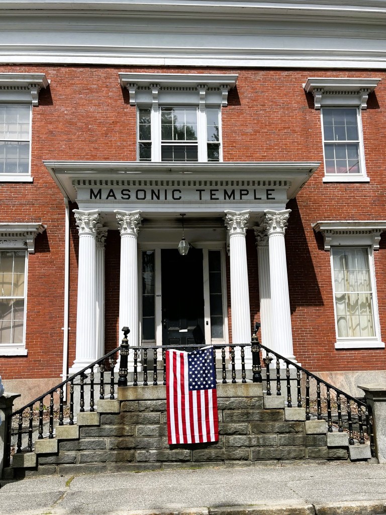 American flag fire at Bath Masonic Temple investigated as arson