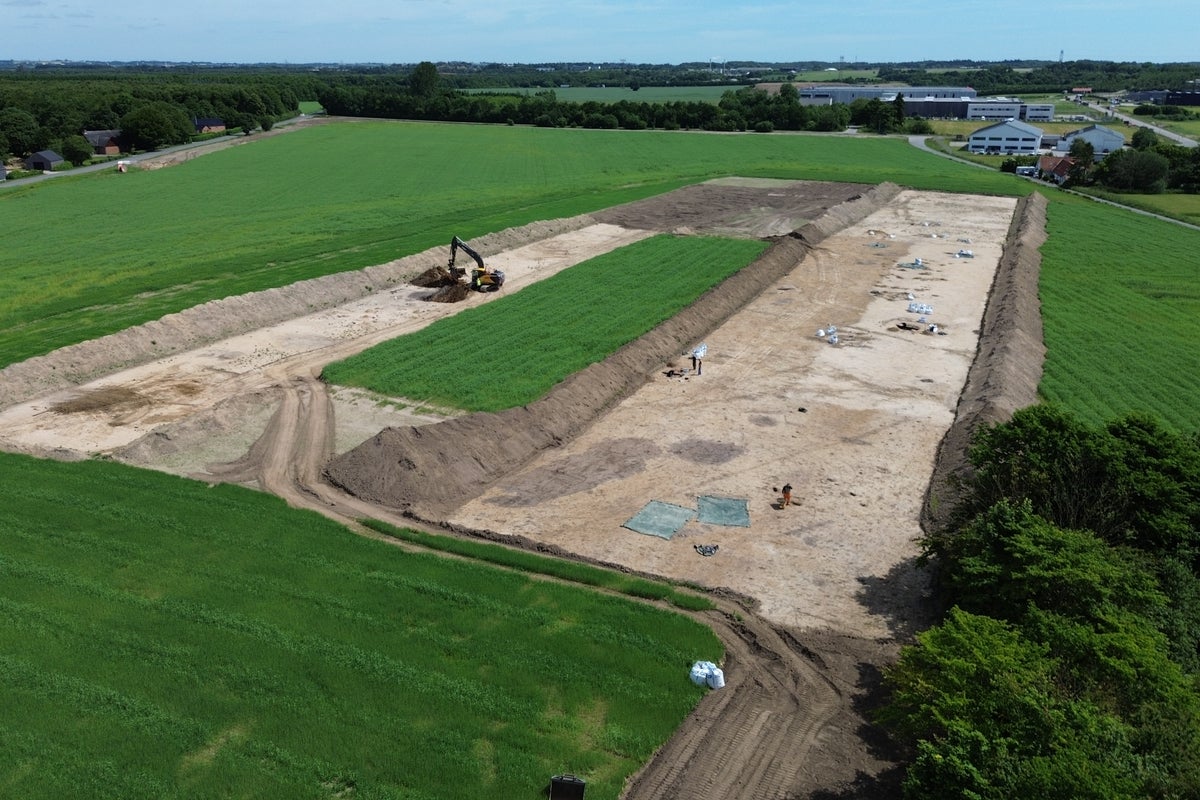 Archaeologists find huge Viking textile production site in Denmark