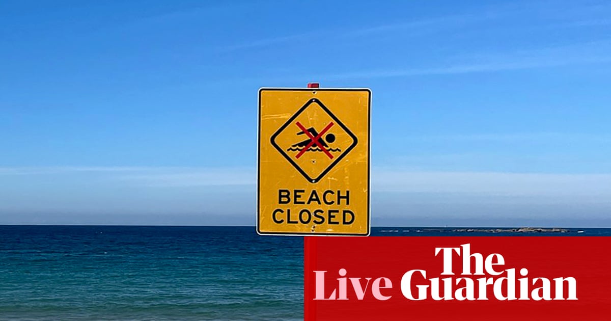 Australia news live: Sydney beaches closed for fourth day after shark sightings; new warning over fire ant threat to pets | Australia news