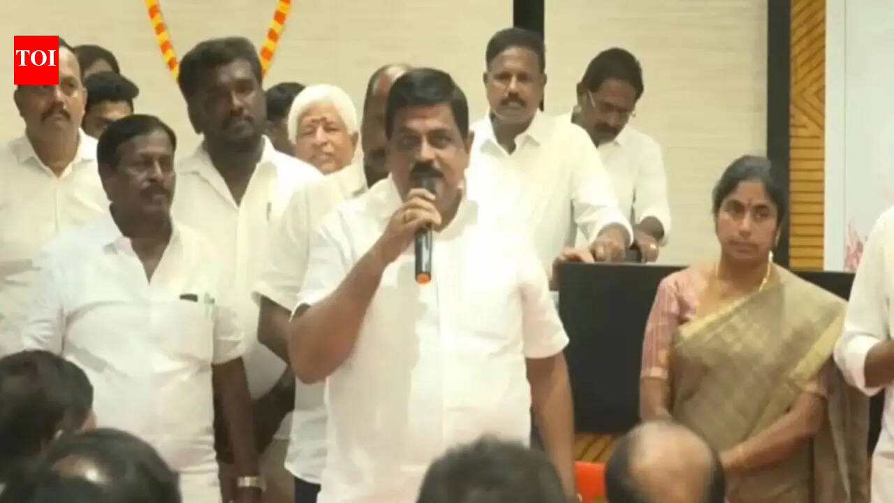 Big blow to AIADMK: Over 300 members join TVK, cite inability to serve public effectively | Chennai News